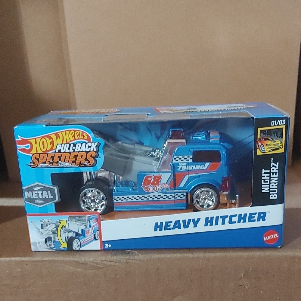 Heavy Hitcher Pull-Back Speeder - Blue